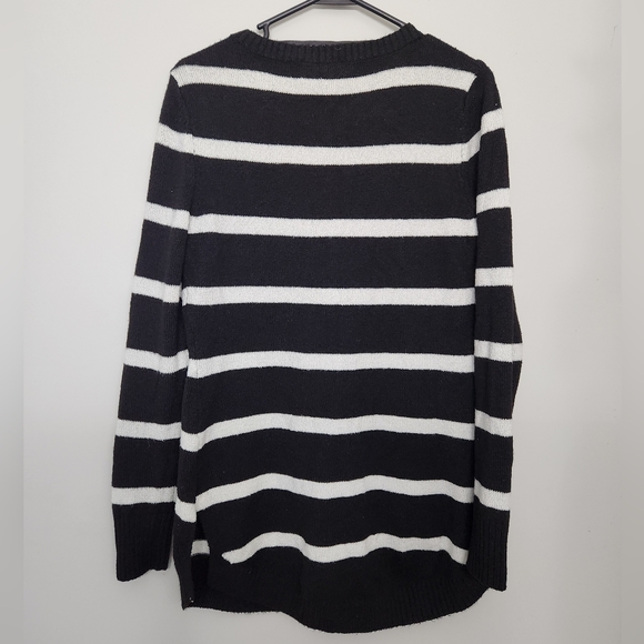Free For All Tunic Striped Sweater Medium - Picture 6 of 11